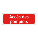 Accès des pompiers