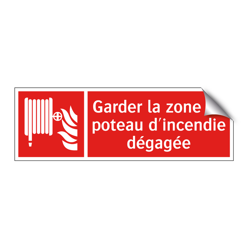 Garder la zone du poteau d'incendie dégagée