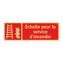 Échelle pour le service d'incendie