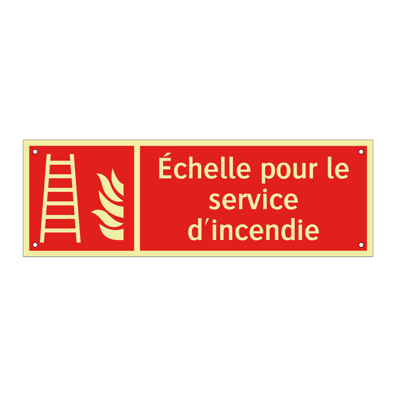 Échelle pour le service d'incendie