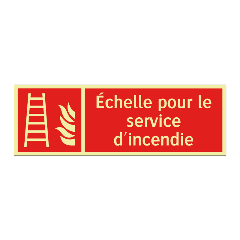 Échelle pour le service d'incendie