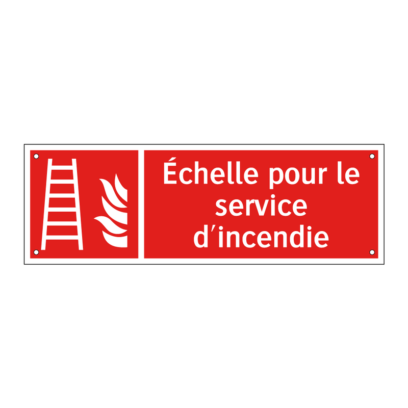 Échelle pour le service d'incendie