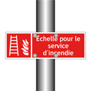 Échelle pour le service d'incendie