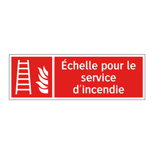 Échelle pour le service d'incendie