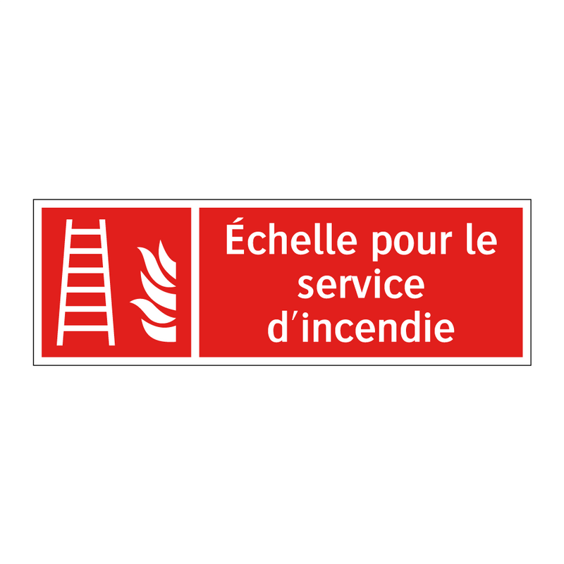 Échelle pour le service d'incendie
