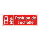 Position de l'échelle