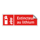 Extincteur au lithium