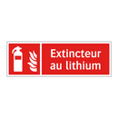 Extincteur au lithium