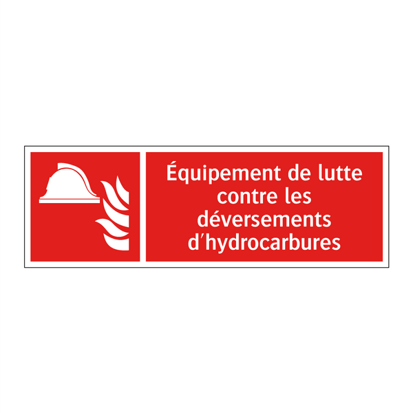 Équipement de lutte contre les déversements d'hydrocarbures
