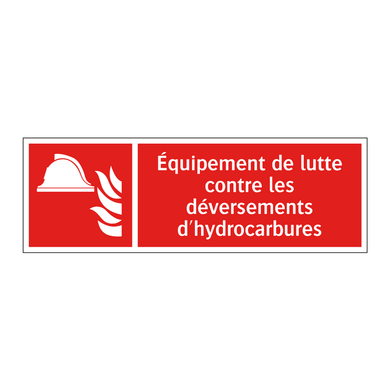 Équipement de lutte contre les déversements d'hydrocarbures