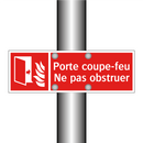 Porte coupe-feu Ne pas obstruer