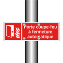 Porte coupe-feu à fermeture automatique