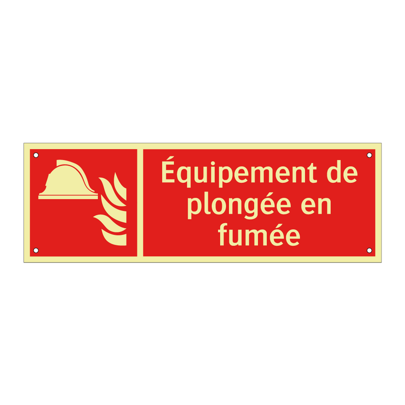 Équipement de plongée en fumée