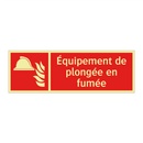 Équipement de plongée en fumée