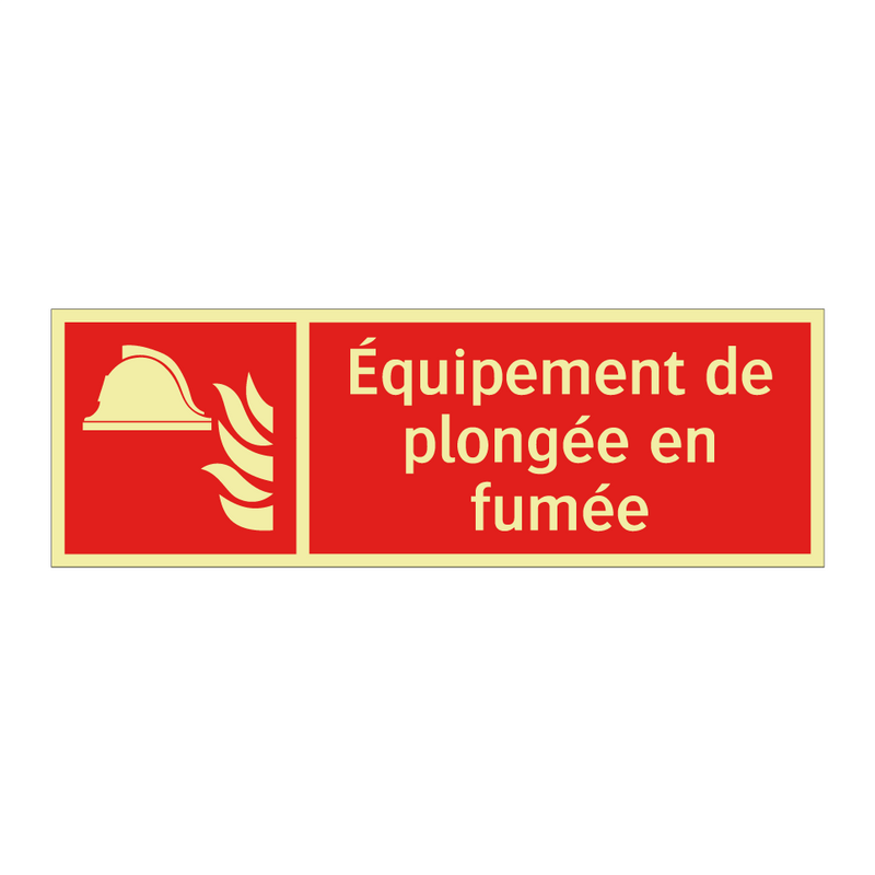 Équipement de plongée en fumée