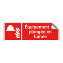 Équipement de plongée en fumée