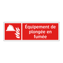Équipement de plongée en fumée