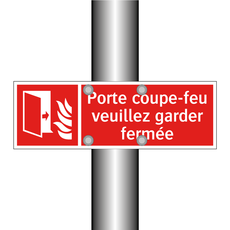 Porte coupe-feu veuillez garder fermée