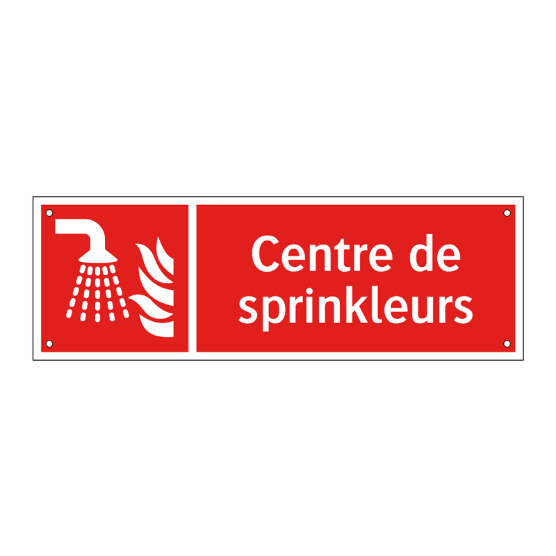 Centre de sprinkleurs