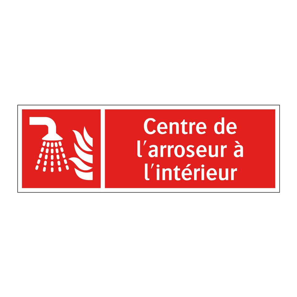 Centre de l'arroseur à l'intérieur