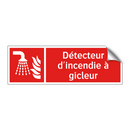 Détecteur d'incendie à gicleur