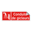 Conduite de gicleurs