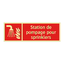 Station de pompage pour sprinklers