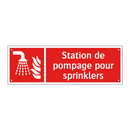 Station de pompage pour sprinklers