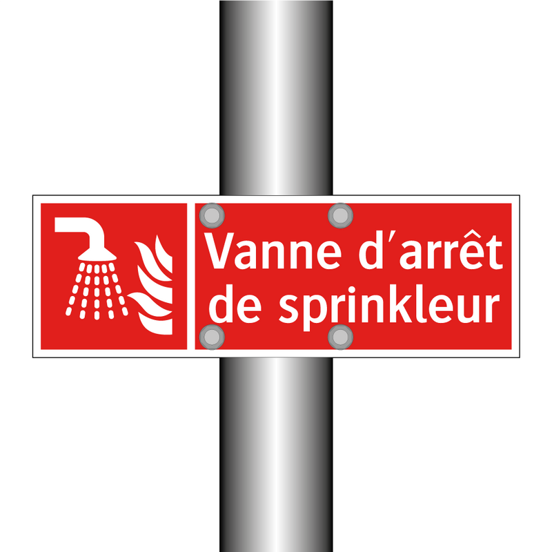 Vanne d'arrêt de sprinkleur