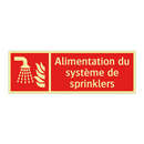 Alimentation du système de sprinklers