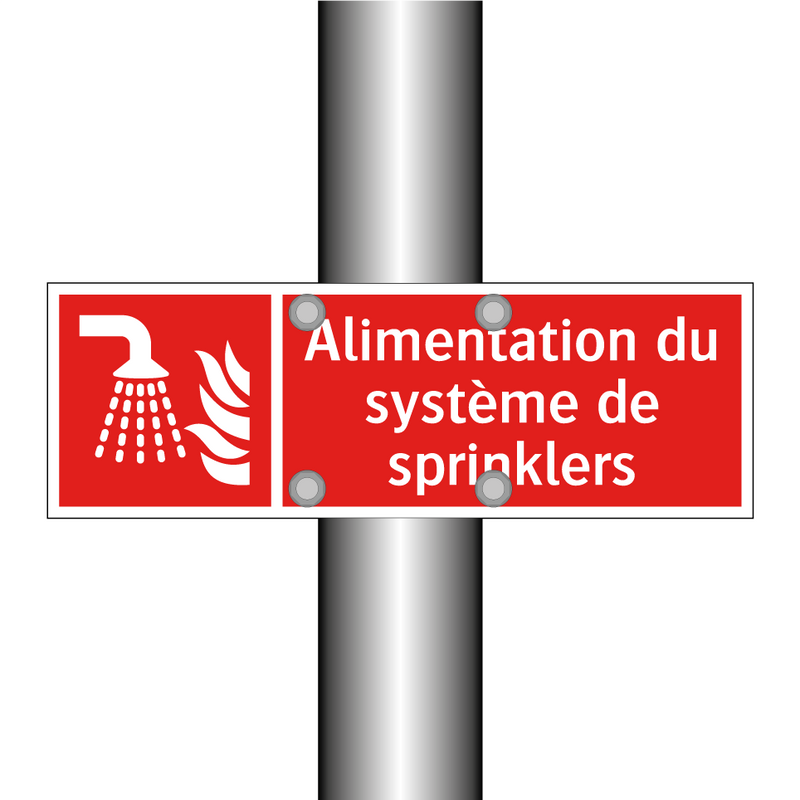 Alimentation du système de sprinklers