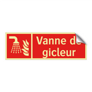 Vanne de gicleur