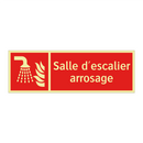 Salle d'escalier arrosage