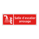 Salle d'escalier arrosage