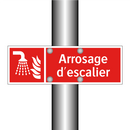 Arrosage d'escalier