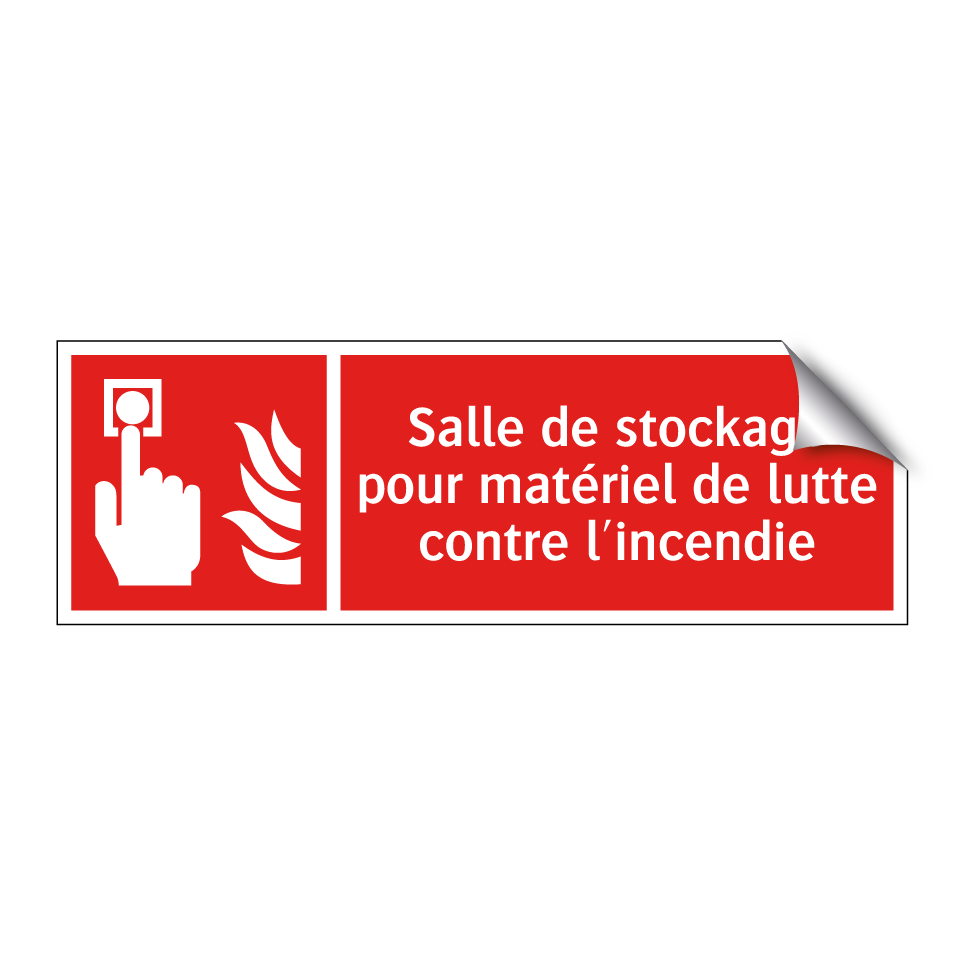 Salle de stockage pour matériel de lutte contre l'incendie