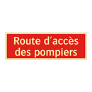 Route d'accès des pompiers