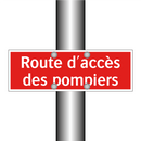 Route d'accès des pompiers