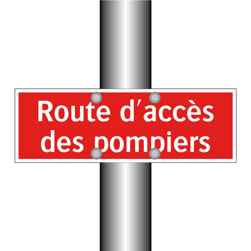 Route d'accès des pompiers