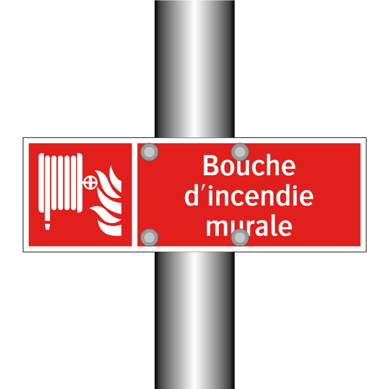 Bouche d'incendie murale