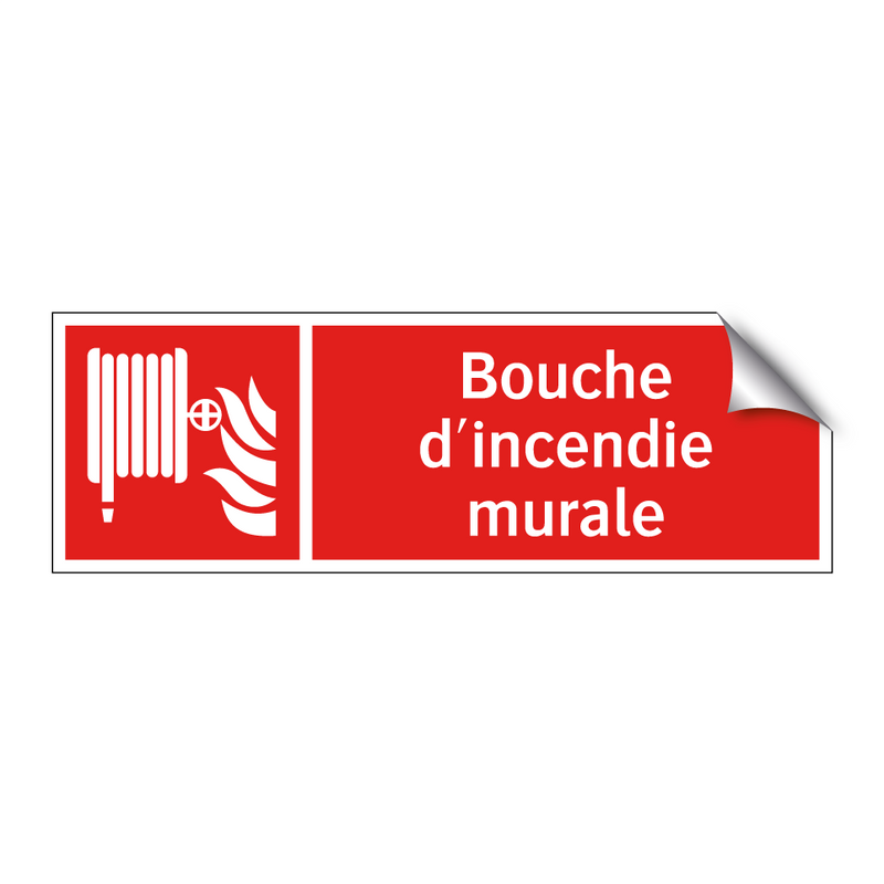 Bouche d'incendie murale