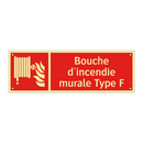 Bouche d'incendie murale Type F