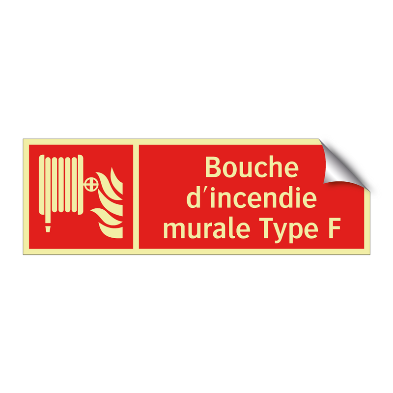 Bouche d'incendie murale Type F