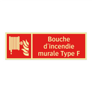 Bouche d'incendie murale Type F