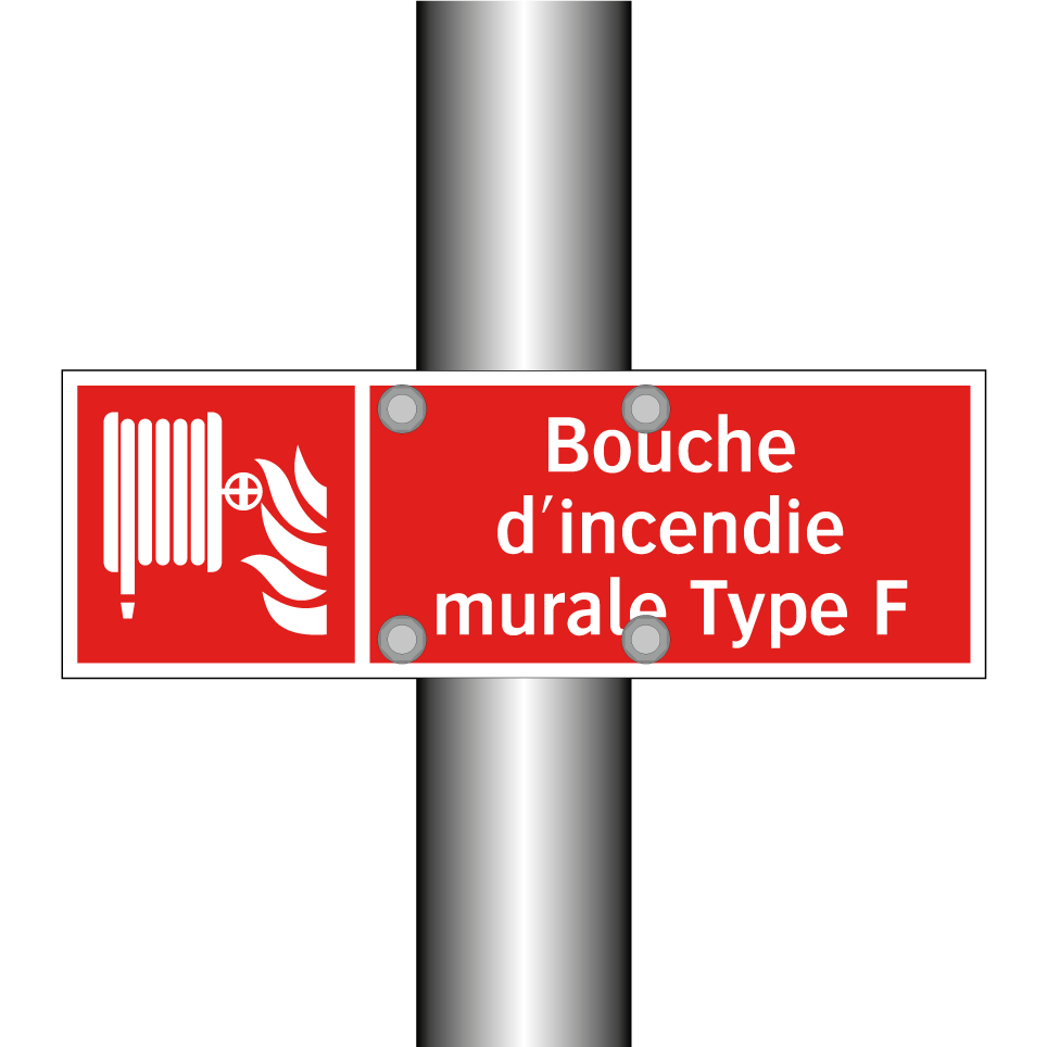 Bouche d'incendie murale Type F