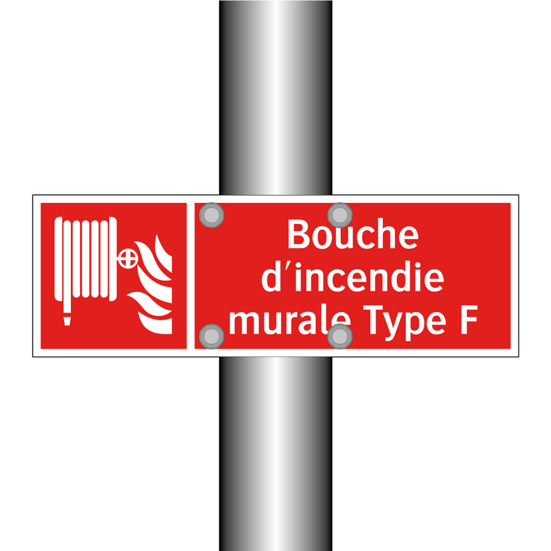 Bouche d'incendie murale Type F