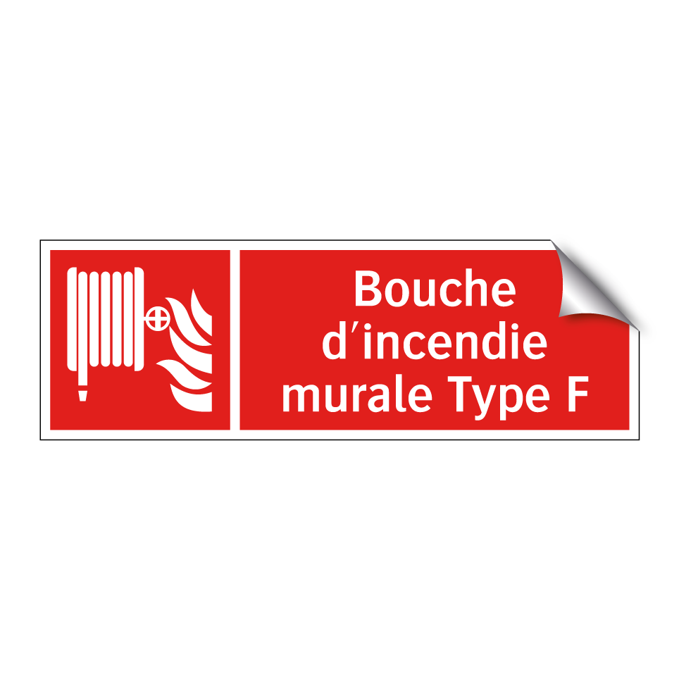 Bouche d'incendie murale Type F