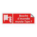 Bouche d'incendie murale Type F