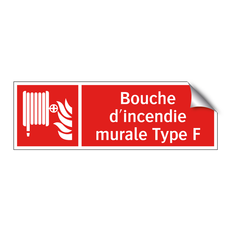 Bouche d'incendie murale Type F
