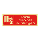 Bouche d'incendie murale Type S